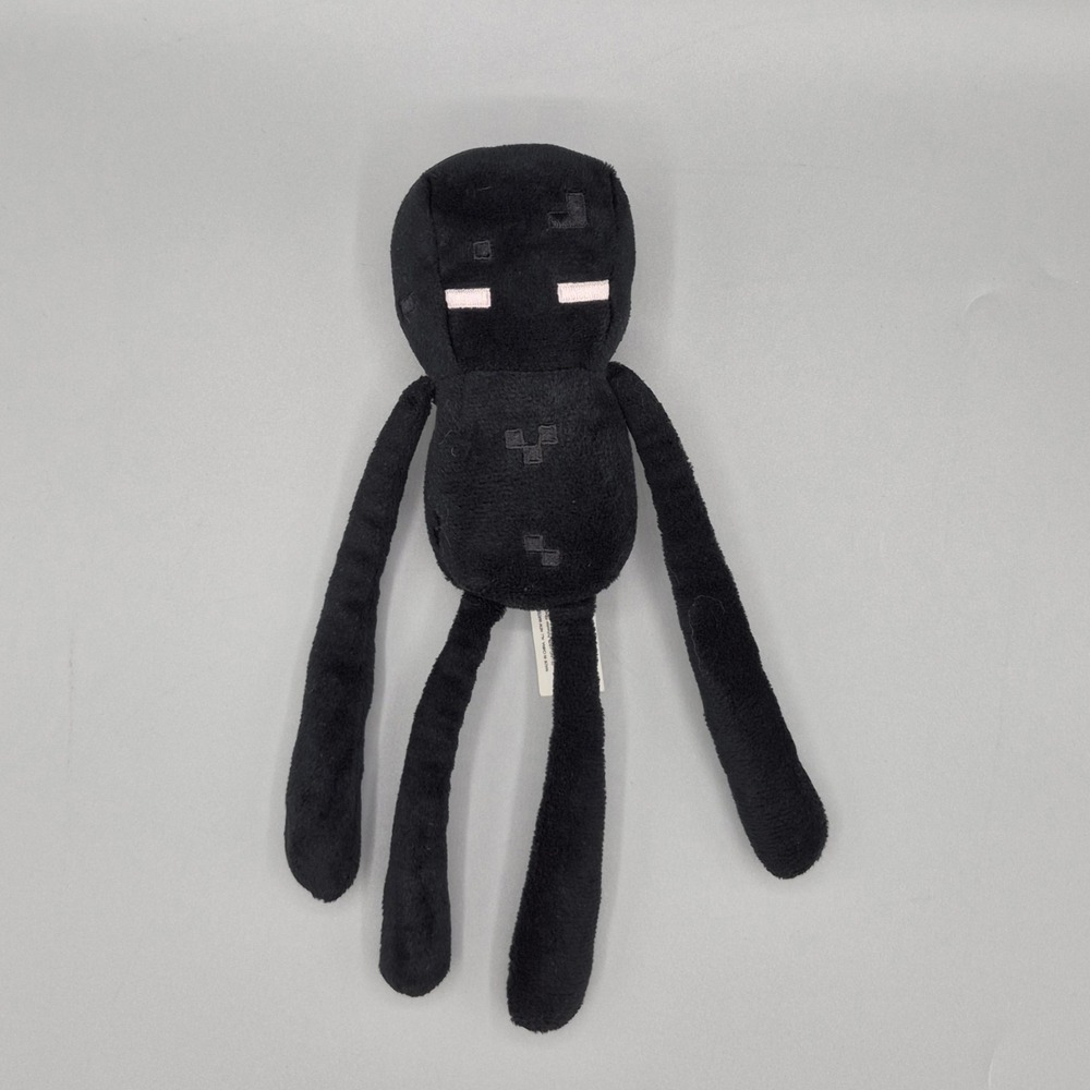 Minecraft Mojang Enderman Stuffed Doll Plush Black Soft Stuffed Toy 10in 2013